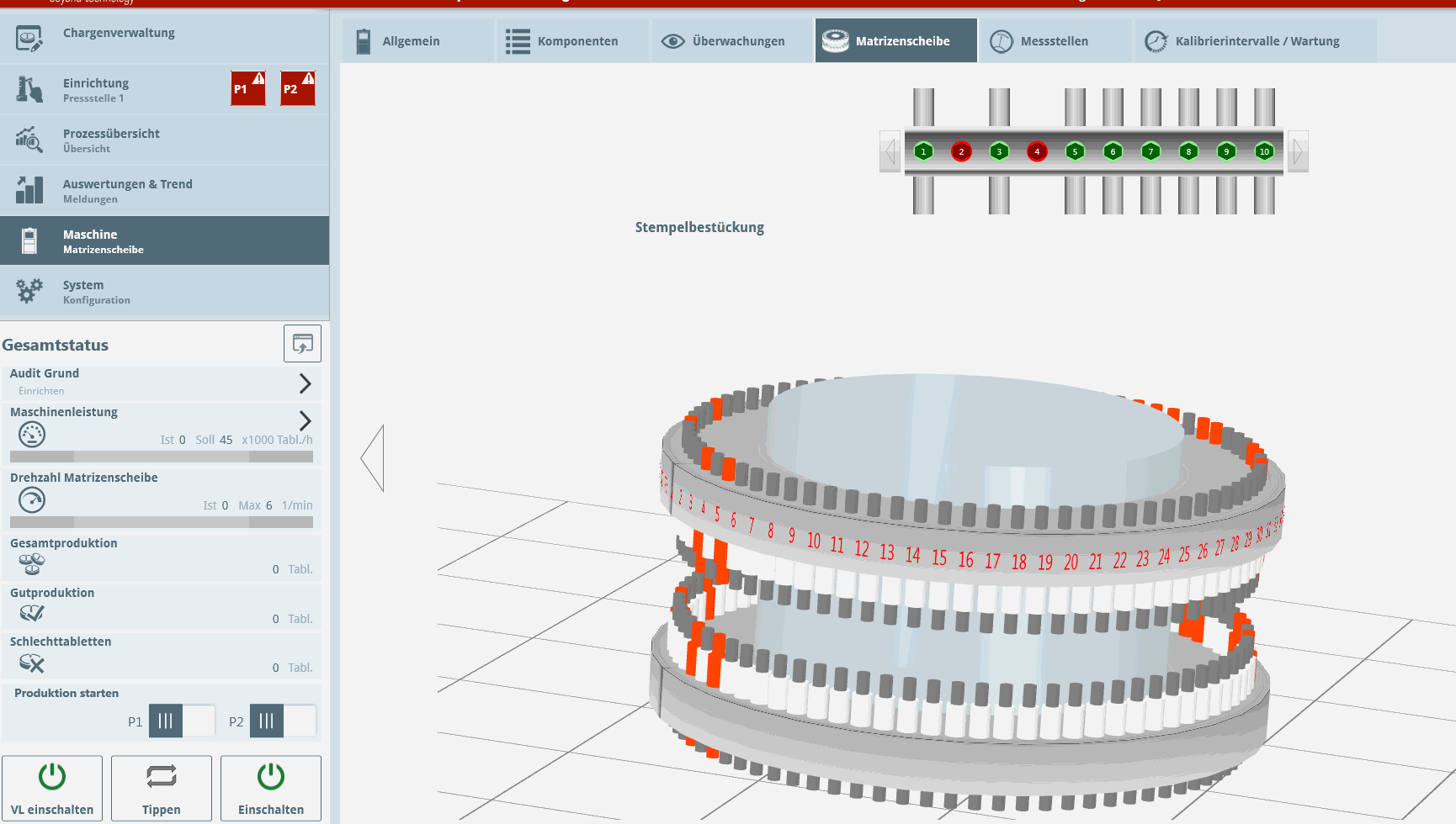 Interaktive 3D Darstellung von Maschinen(teilen)